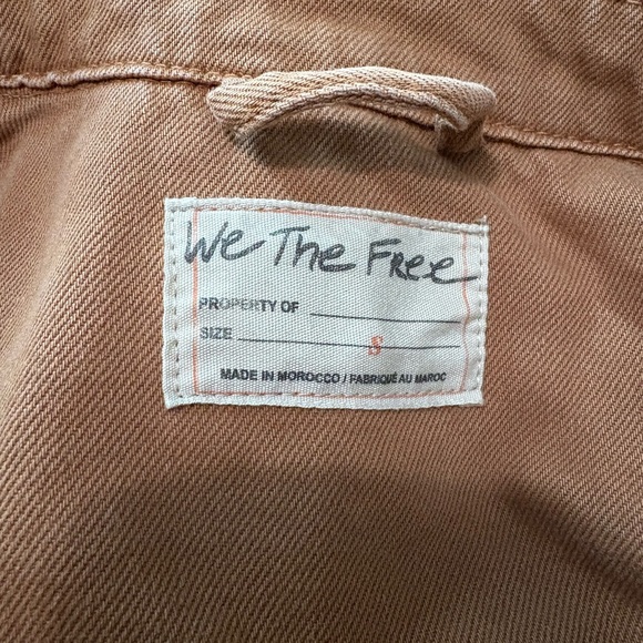 We The Free (Free People) Light Brown Denim Jacket - Picture 3 of 4